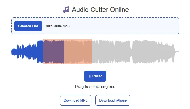 Select Ringtone Area